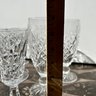 Gorgeous WATERFORD CRYSTAL Glasses, Various Sizes (51399) (Shelf) MB2