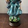 Thomas Pacconi Classics Set Of Three Blown Glass Victorian Girl Figurines (NH)