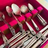 Vintage Rogers Brothers Silver Plate Cutlery Set 'Eternally Yours' Pattern - 79 Pieces (KM)