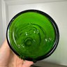Cool Vintage Poland Spring Distilled Gin Green Glass Bottle (HW)