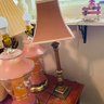 Large Assorted Lot Of Beautiful Table Lamps And Silk Shades (Bedroom 2)