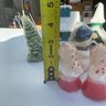 Vintage Christmas Molded Candles (10) Snowman, Trees, Houses, Carolers (NK)