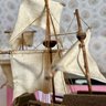 Stunning Vintage Mayflower WOODEN SHIP Model (b1)
