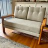 Lot 2 Of 2! Gorgeous Danish Modern 2-Seater Sofa Chair, MCM Style, Excellent Condition