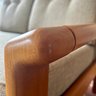 Lot 2 Of 2! Gorgeous Danish Modern 2-Seater Sofa Chair, MCM Style, Excellent Condition