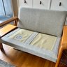 Lot 1 Of 2! Gorgeous Danish Modern 2-Seater Sofa Chair, MCM Style, Excellent Condition