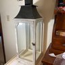 Tall, 2 Piece Decorative Candle Holder Lantern With Glass Door (MB)