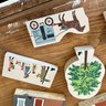 Large Lot Of Vintage THE CATS MEOW Painted Wooden Collectibles (KG)