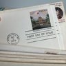 HUGE Lot Of First Day Of Issue Stamps From 1945 On (HW)