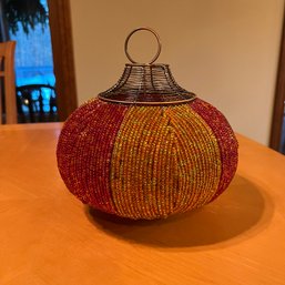 Beaded Candle Holder