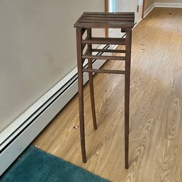 Wooden Plant Stand (living Rm)