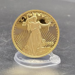 Replica Coin 1933 COPY Of Gold Plated Liberty Coin Replica COPY