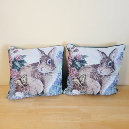 Set Of 2 Bunny Pillows By Linda Ricken