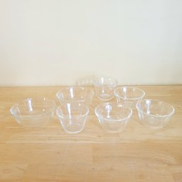 Vintage Pyrex And Fire King Clear Glass Bowls