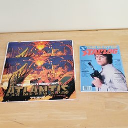 Vintage 1986 Starlog Calendar And Starlog Magazine