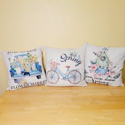 Spring Time Pillows Set Of 3