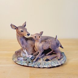 Masterpiece Homco Deer Sculpture