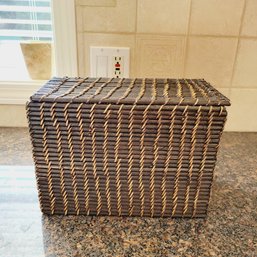 Wicker File Box (Kitchen)