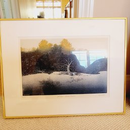 'Last Rays Of A Winter Afternoon' By Larry Webster Framed Print (Upstairs Bedroom)
