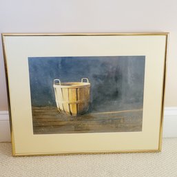 Framed Basket Print By Rufus Coes (Upstairs Bedroom)