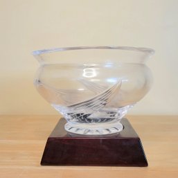 MONTREUX Crystal Glass Bowl - 6.5 Lbs. High Quality Heavy Serving Bowl