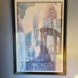 Chicago Framed Poster Print (Living Room)