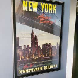 Framed New York Poster (Living Room)