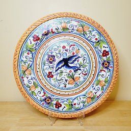 Beautiful Blue Bird Serving Platter