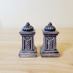 Silver Plated Salt And Pepper Shakers