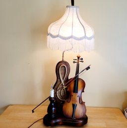 Vintage Nightwatch Lamp Company Violin Lamp