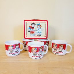 Campbells Soup Mugs And Lunch Box