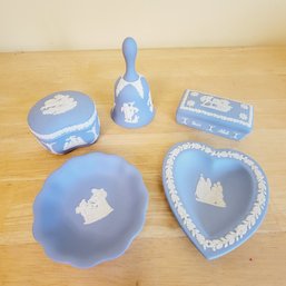 Wedgewood Trinket Dishes And Bell