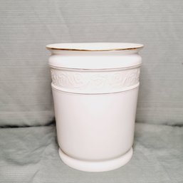 Heavy Porcelain Croscill Sorento Waste Basket