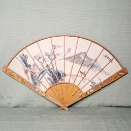 Gorgeous Japanese Fan Hand Painted