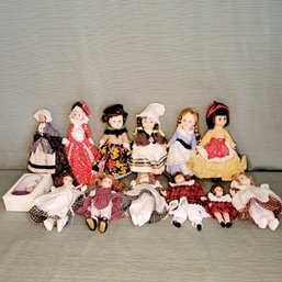 Vintage Dolls Ceramic And Plastic