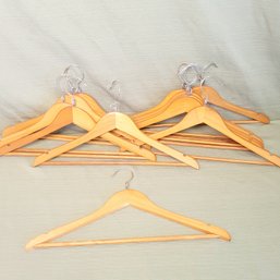 1 Dozen Wooden Hangers