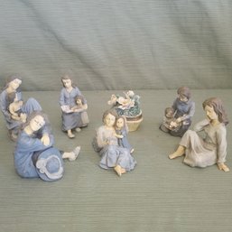 Vintage Mother And Child Figurines