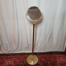 Standing Brass Mirror 2 Sided