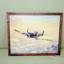 Lone Patrol Spitfire Print By Kevin Walsh Printed By Impact Images Korea