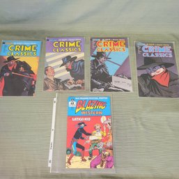 Crime Classic Comic Books And Blazing Western Comic Book