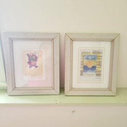 Pair Of Prints By Susana England (Downstairs Bedroom)