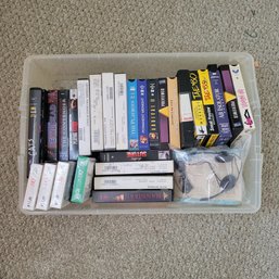Lot Of VHS Tapes  (Downstairs Bedroom)
