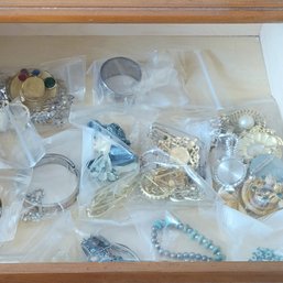 Jewelry Lot Of Bracelets, Necklaces, Pins