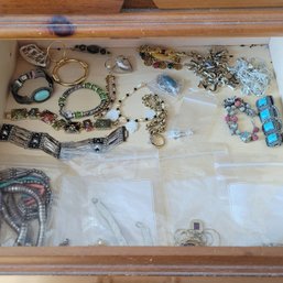 Jewelry Lot Of Bracelets, Necklaces And Pins