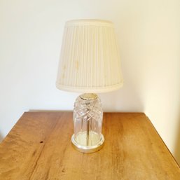 Small Glass Lamp (Upstairs Bedroom)