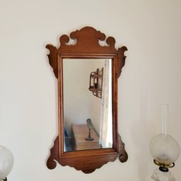 Vintage Wooden Mirror (Upstairs Bedroom)