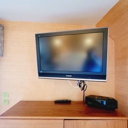 Panasonic TV On Swivel Wall Mount (Master Bedroom)