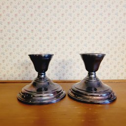 Sterling Candle Stick Holders (Dining Room)