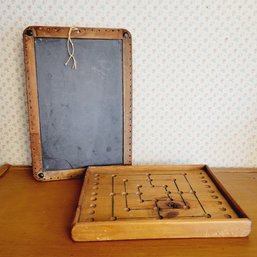 Vintage Chalk Board And Marble Board (Dining Room)