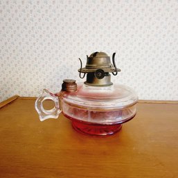 Vintage Oil Lamp Base (Dining Room)